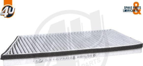 4U Autoparts 33167MR - Filter, interior air car-mod.net