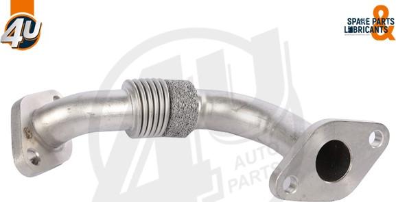 4U Autoparts 33123VV - Pipe, EGR valve car-mod.net