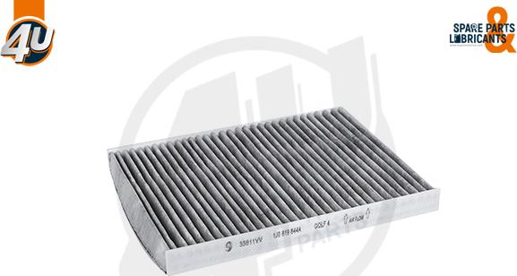4U Autoparts 33811VV - Filter, interior air car-mod.net