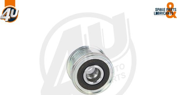 4U Autoparts 32609VV - Pulley, alternator, freewheel clutch car-mod.net