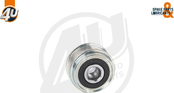 4U Autoparts 32606VV - Pulley, alternator, freewheel clutch car-mod.net