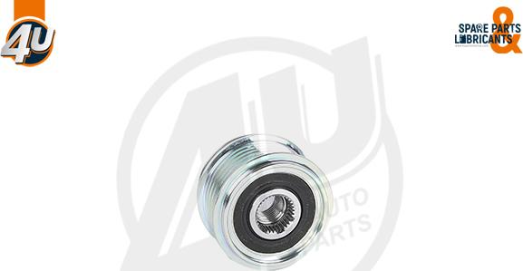 4U Autoparts 32603VV - Pulley, alternator, freewheel clutch car-mod.net