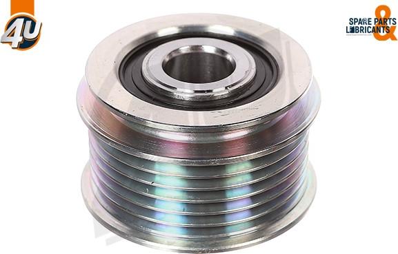 4U Autoparts 32614VV - Pulley, alternator, freewheel clutch car-mod.net