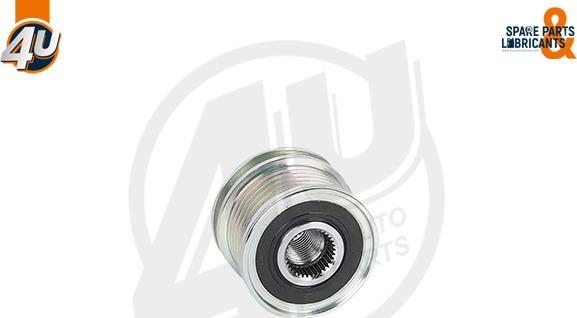 4U Autoparts 32611VV - Pulley, alternator, freewheel clutch car-mod.net