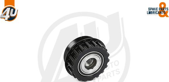 4U Autoparts 32617VV - Pulley, alternator, freewheel clutch car-mod.net