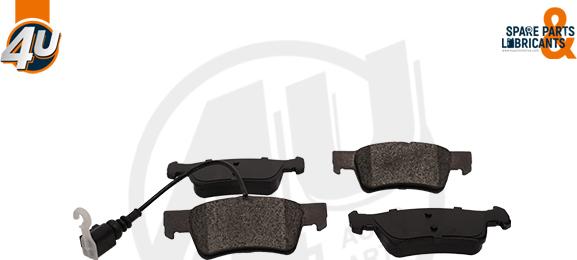 4U Autoparts 37340VV - Brake Pad Set, disc brake car-mod.net