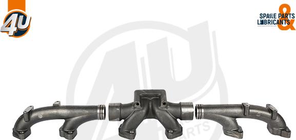 4U Autoparts 29437SC - Manifold, exhaust system car-mod.net