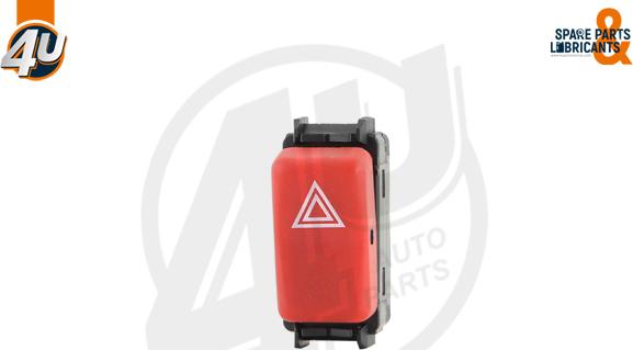 4U Autoparts 24171MR - Hazard Light Switch car-mod.net