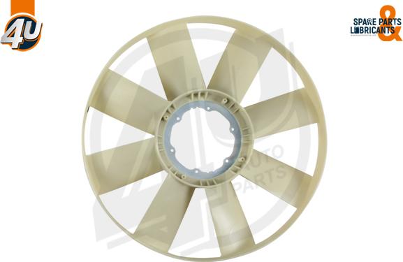4U Autoparts 24255ME - Fan Wheel, engine cooling car-mod.net