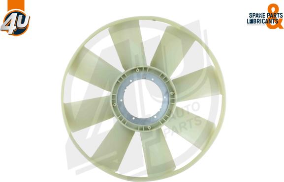 4U Autoparts 24258ME - Fan Wheel, engine cooling car-mod.net