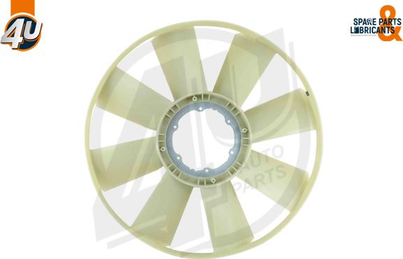 4U Autoparts 24261ME - Fan Wheel, engine cooling car-mod.net