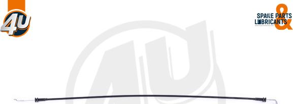 4U Autoparts 26430ME - Cable, door release car-mod.net