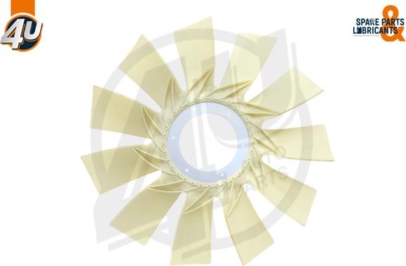 4U Autoparts 26553ME - Fan Wheel, engine cooling car-mod.net