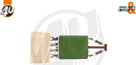 4U Autoparts 26578ME - Resistor, interior blower car-mod.net