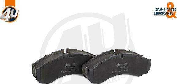 4U Autoparts 22905IV - Brake Pad Set, disc brake car-mod.net
