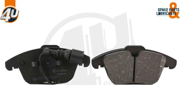 4U Autoparts 22494VV - Brake Pad Set, disc brake car-mod.net