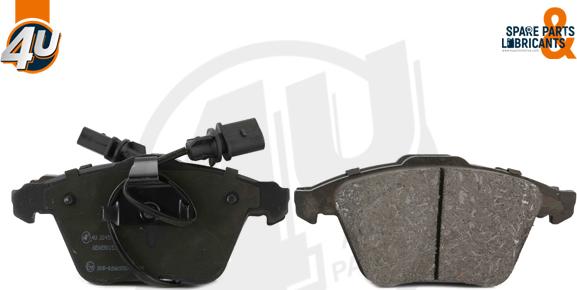 4U Autoparts 22456VV - Brake Pad Set, disc brake car-mod.net