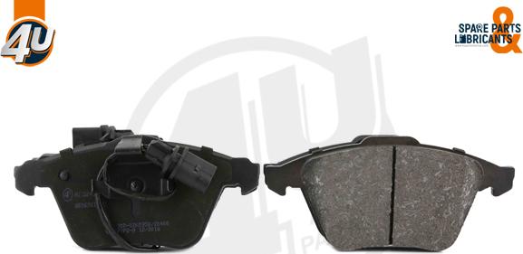 4U Autoparts 22457VV - Brake Pad Set, disc brake car-mod.net