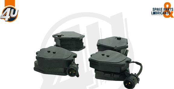 4U Autoparts 22464VV - Brake Pad Set, disc brake car-mod.net