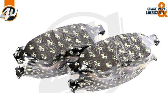 4U Autoparts 22465VV - Brake Pad Set, disc brake car-mod.net