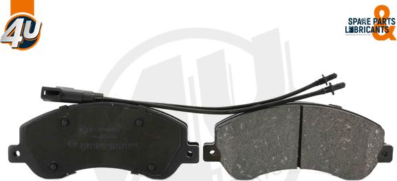 4U Autoparts 22468VV - Brake Pad Set, disc brake car-mod.net