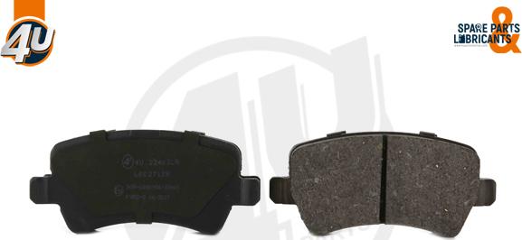 4U Autoparts 22403LR - Brake Pad Set, disc brake car-mod.net