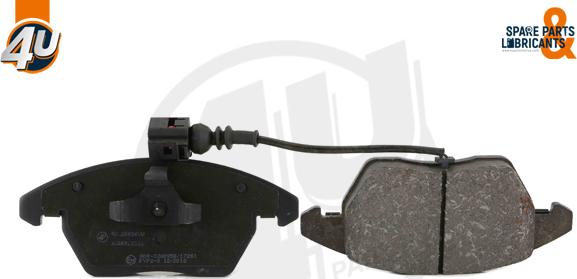 4U Autoparts 22486VV - Brake Pad Set, disc brake car-mod.net