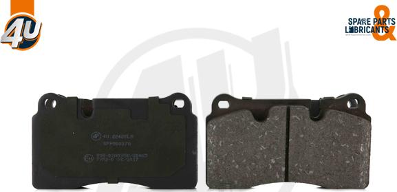 4U Autoparts 22420LR - Brake Pad Set, disc brake car-mod.net