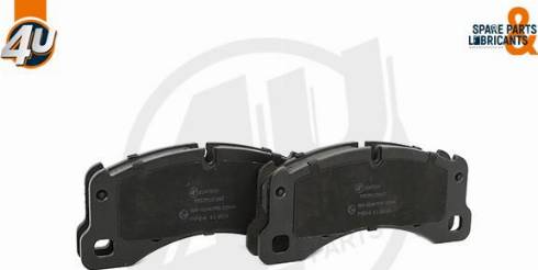 4U Autoparts 22472VV - Brake Pad Set, disc brake car-mod.net