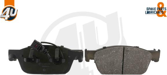 4U Autoparts 22514VV - Brake Pad Set, disc brake car-mod.net