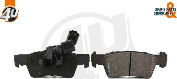 4U Autoparts 22515VV - Brake Pad Set, disc brake car-mod.net