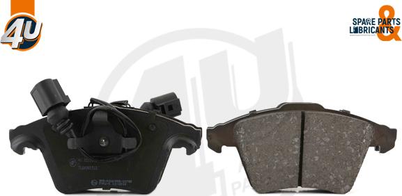 4U Autoparts 22516VV - Brake Pad Set, disc brake car-mod.net