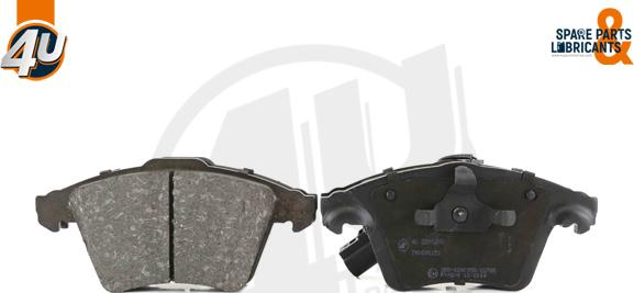 4U Autoparts 22512VV - Brake Pad Set, disc brake car-mod.net