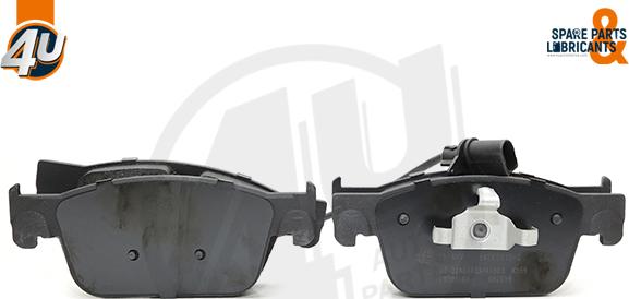 4U Autoparts 22534VV - Brake Pad Set, disc brake car-mod.net