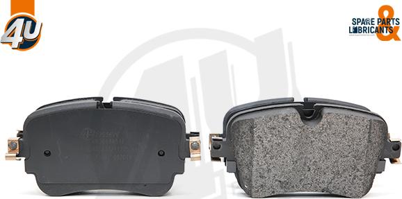 4U Autoparts 22538VV - Brake Pad Set, disc brake car-mod.net