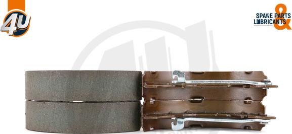 4U Autoparts 22526VV - Drum Brake Shoe Set car-mod.net