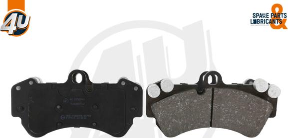4U Autoparts 22520VV - Brake Pad Set, disc brake car-mod.net