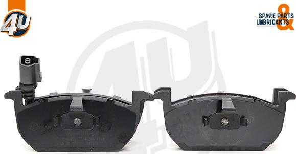 4U Autoparts 22521VV - Brake Pad Set, disc brake car-mod.net