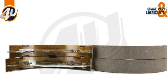 4U Autoparts 22522VV - Drum Brake Shoe Set car-mod.net