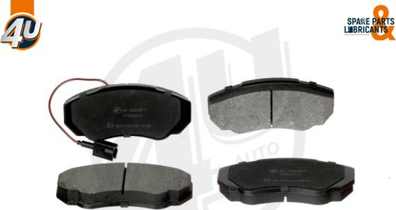 4U Autoparts 22669FT - Brake Pad Set, disc brake car-mod.net