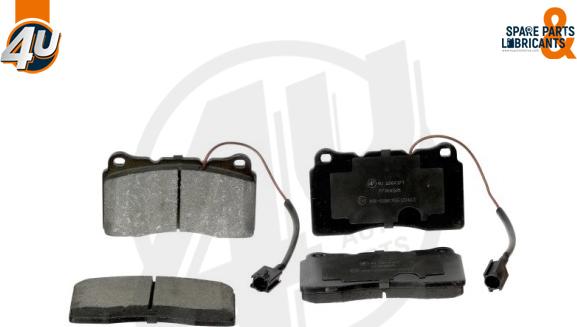4U Autoparts 22661FT - Brake Pad Set, disc brake car-mod.net