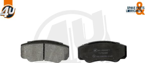 4U Autoparts 22668FT - Brake Pad Set, disc brake car-mod.net