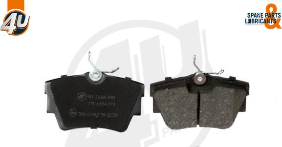 4U Autoparts 22603RN - Brake Pad Set, disc brake car-mod.net