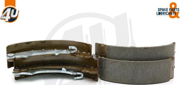 4U Autoparts 22615RN - Drum Brake Shoe Set car-mod.net