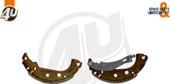 4U Autoparts 22688FT - Drum Brake Shoe Set car-mod.net