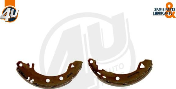 4U Autoparts 22682FT - Drum Brake Shoe Set car-mod.net