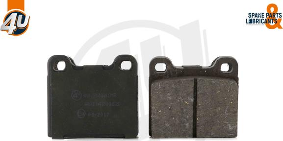 4U Autoparts 22041MR - Brake Pad Set, disc brake car-mod.net