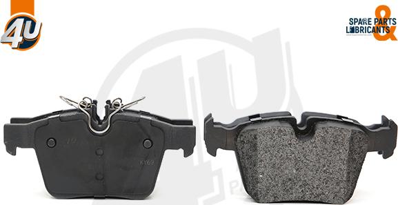 4U Autoparts 22060MR - Brake Pad Set, disc brake car-mod.net