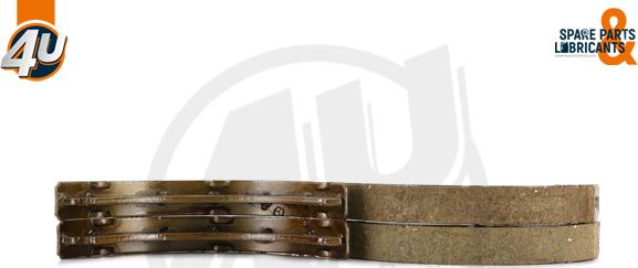 4U Autoparts 22005MR - Brake Shoe Set, parking brake car-mod.net