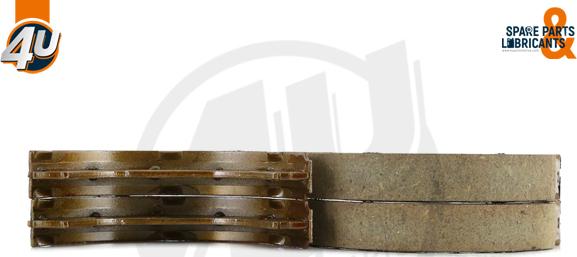 4U Autoparts 22000MR - Brake Shoe Set, parking brake car-mod.net
